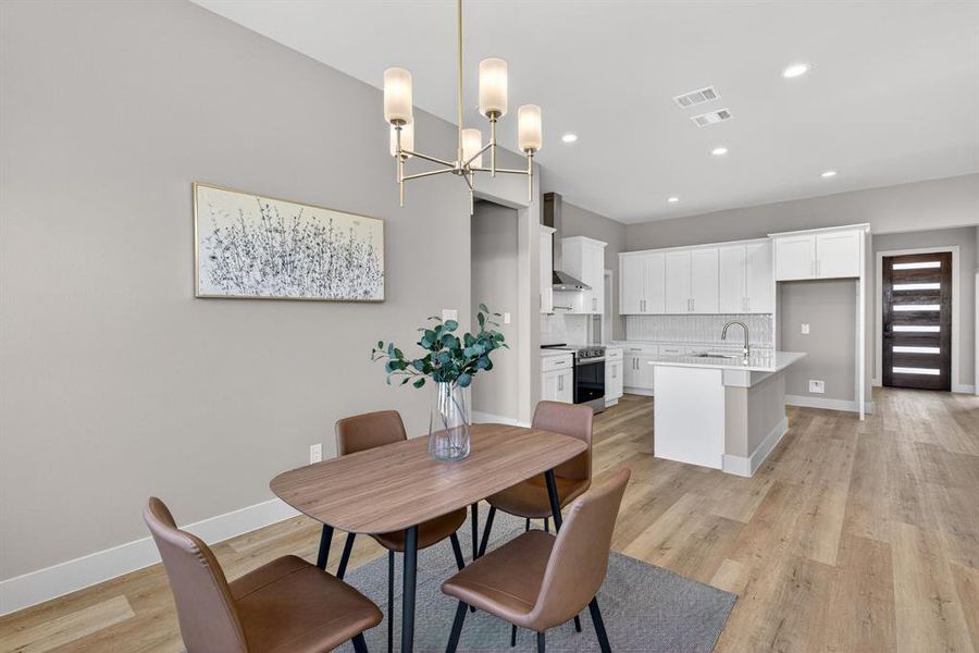 Furnished interior view inside a new home in , Mansfield (Image 14). Furnished interior view inside a new home in , Mansfield (Image 14).