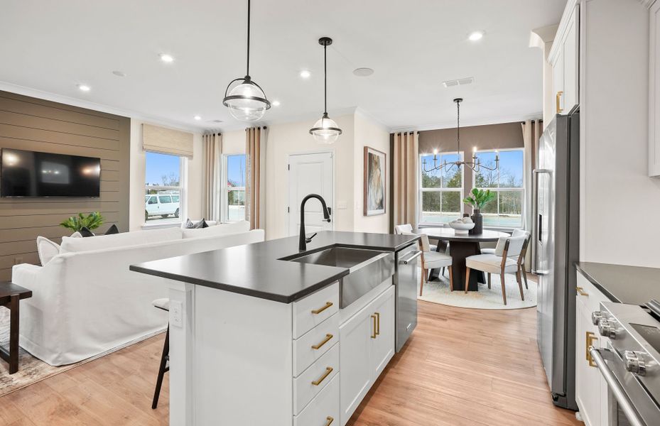 Open Kitchen with an Island