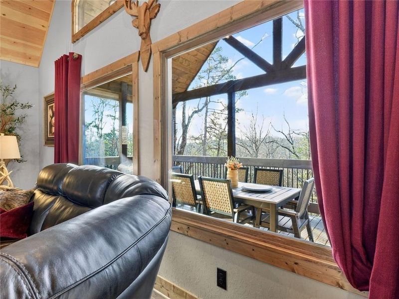 Furnished interior view inside a new home in , Ellijay (Image 16).