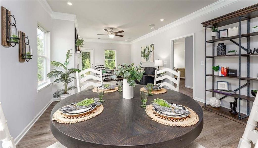 Furnished interior view inside a new home in Summerfield Place, Carrollton (Image 5).