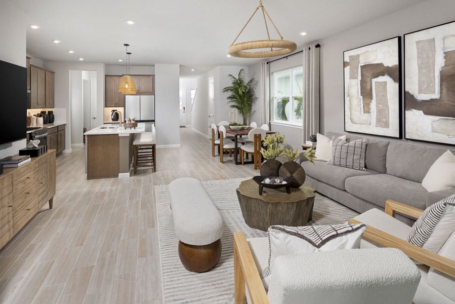 Representative furnished interior of a home built from the Brookstone by Mattamy Homes in Pasadena Ridge, Zephyrhills (Image 6). Representative furnished interior of a home built from the Brookstone by Mattamy Homes in Pasadena Ridge, Zephyrhills (Image 6).