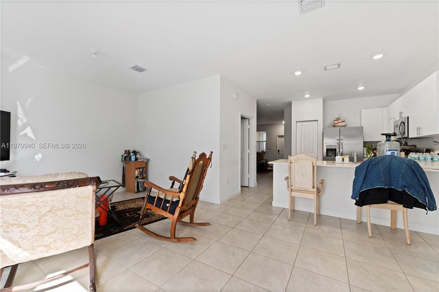 Furnished interior view inside a new home in , Miami (Image 10).