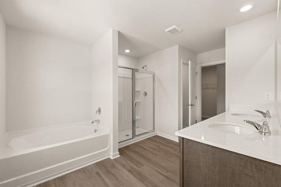 Furnished interior view inside a new home in Hughes Court, Dawsonville (Image 6).