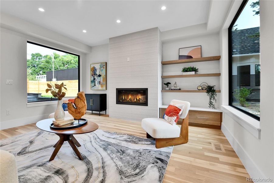 Furnished interior view inside a new home in , Boulder (Image 30).