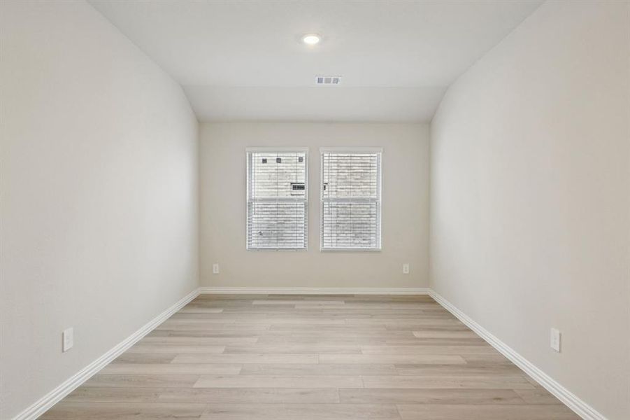 Spacious, unfurnished interior of a new home in Parks at Foster Crossing - Premier Series, Anna (Image 28). Spacious, unfurnished interior of a new home in Parks at Foster Crossing - Premier Series, Anna (Image 28).