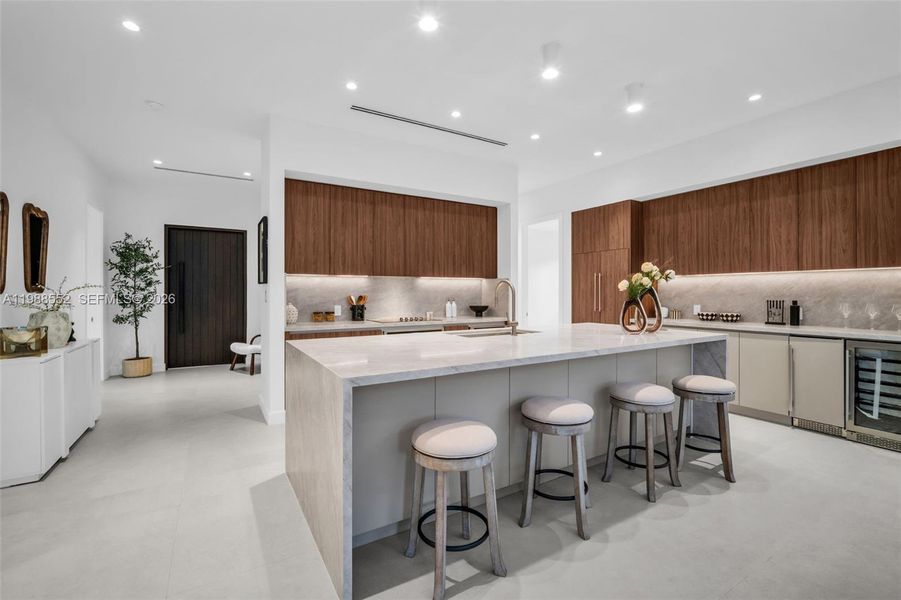 Furnished interior view inside a new home in , Miami Shores (Image 6).