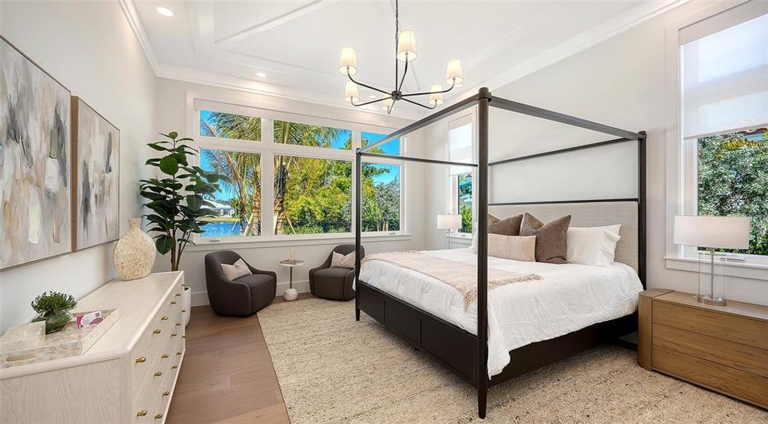 Furnished interior view inside a new home in , Sarasota (Image 14).