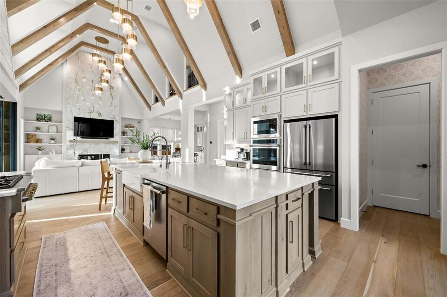 Furnished interior view inside a new home in Star Trail, Prosper (Image 33).