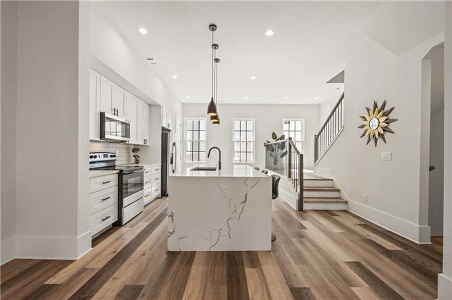 Furnished interior view inside a new home in , Hapeville (Image 7).