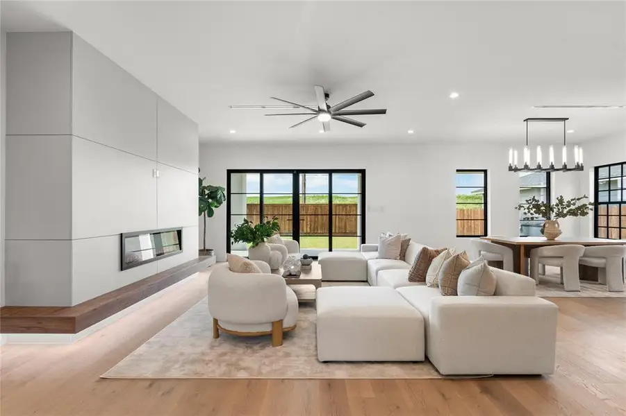 Furnished interior view inside a new home in , Fort Worth (Image 6).