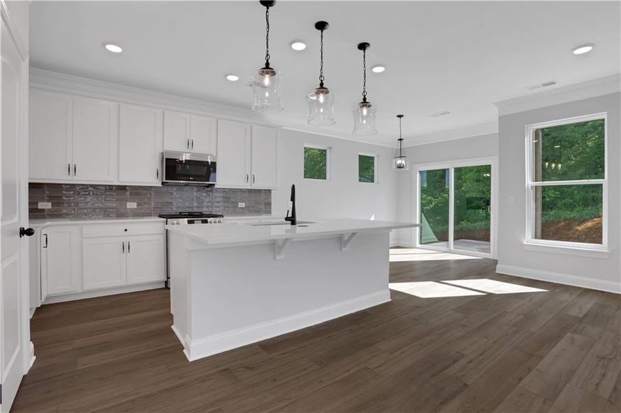 Furnished interior view inside a new home in Villas at Dawsonville, Dawsonville (Image 13).
