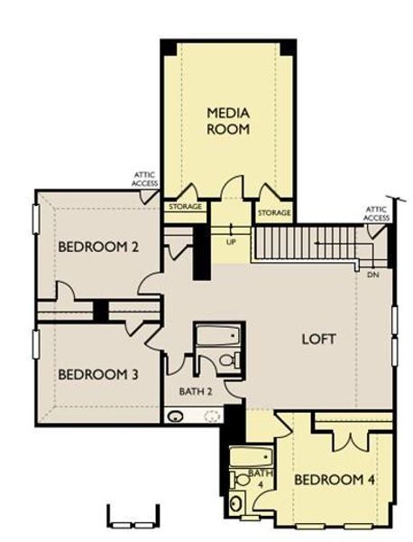Katy Floorplan - 2nd Floor Katy Floorplan - 2nd Floor