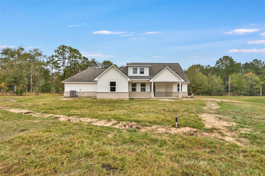 Rear property view - its beautiful too! Blank slate back here to build whatever you dream of!