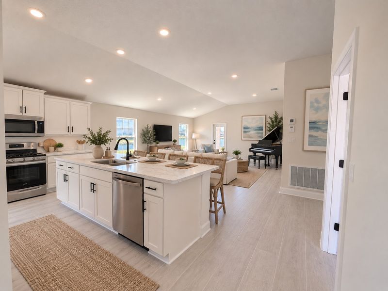 Furnished interior view inside a new home in St. John's Preserve, Palm Bay (Image 8).