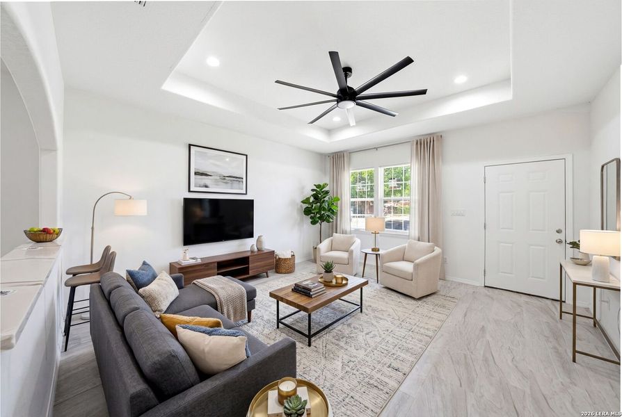 Furnished interior view inside a new home in , Seguin (Image 7). Furnished interior view inside a new home in , Seguin (Image 7).