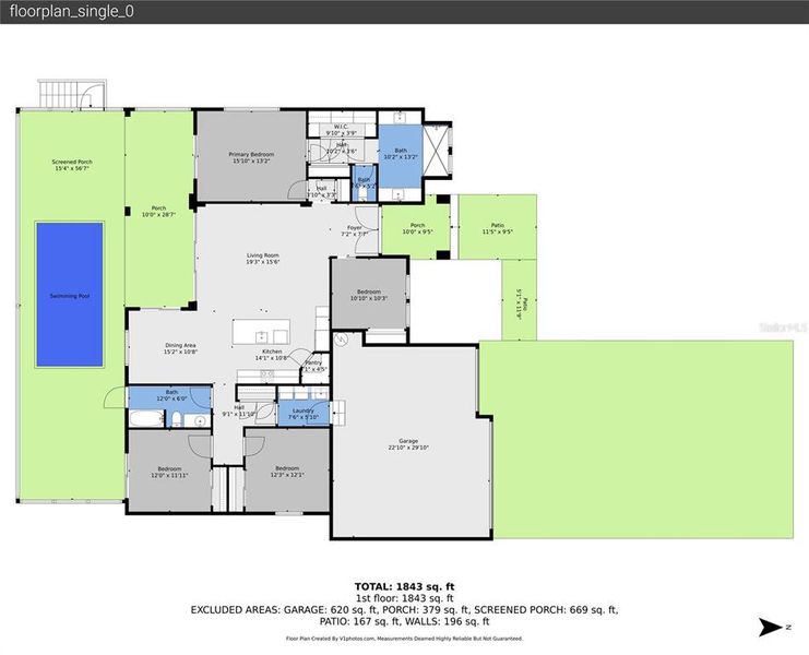 2D floor plan layout of this home in , Port Charlotte, FL (Image 5). 2D floor plan layout of this home in , Port Charlotte, FL (Image 5).