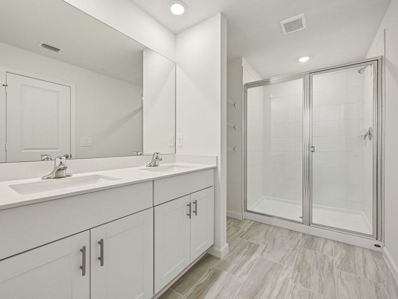 Furnished interior view inside a new home in Tidewater, Fort Pierce (Image 8).