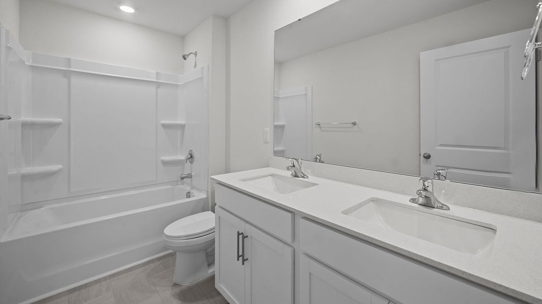 Furnished interior view inside a new home in Bedford Place, Wilson (Image 6).