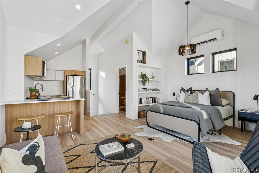 Vaulted Ceilings Throughout ADU