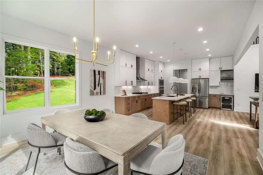 Furnished interior view inside a new home in , Jefferson (Image 32).