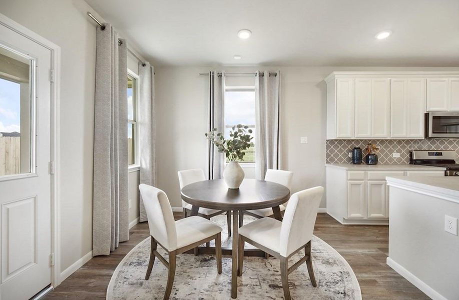 Furnished interior view inside a new home in Laurel Landing: Founders Collection, Alvin (Image 15).