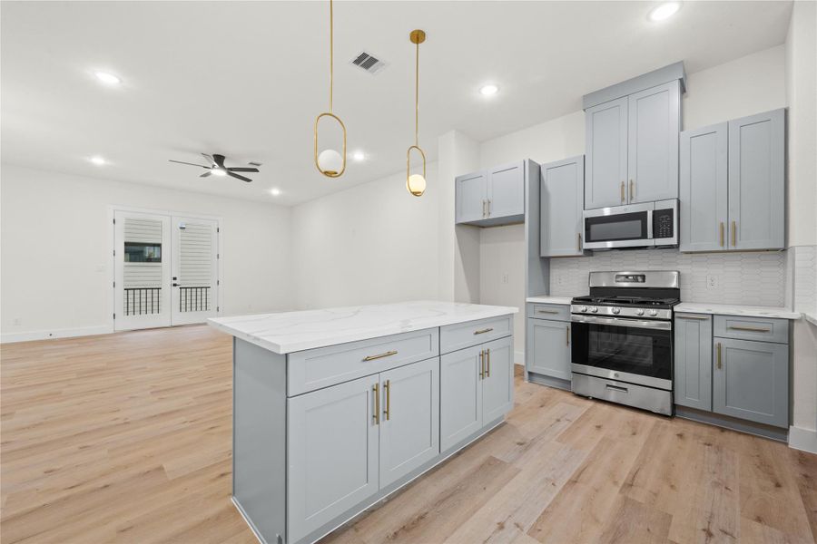 Furnished interior view inside a new home in , Houston (Image 12).