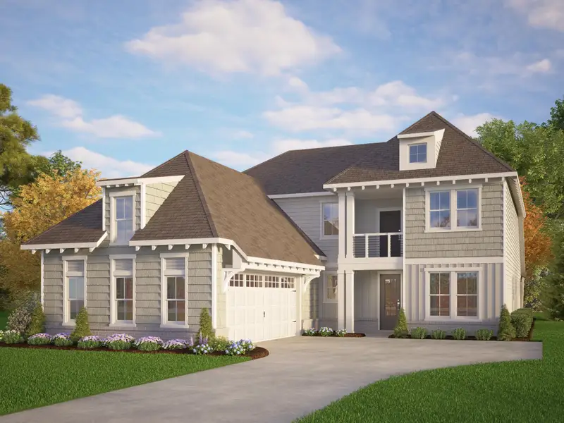 Representative exterior details of a home built from the The Emerson by RobuckHomes in East & Mason, Wilmington (Image 3).