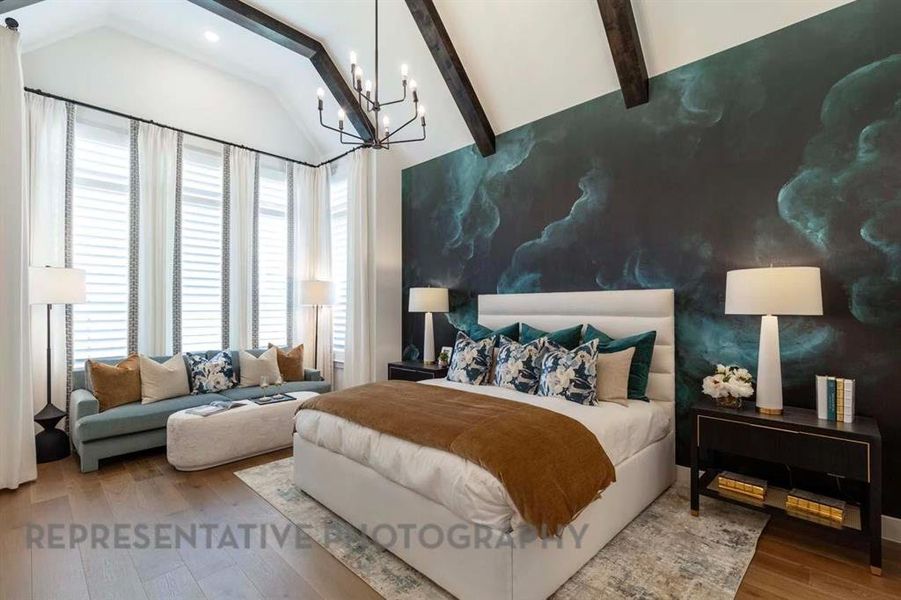 Furnished interior view inside a new home in Star Trail, Prosper (Image 10).