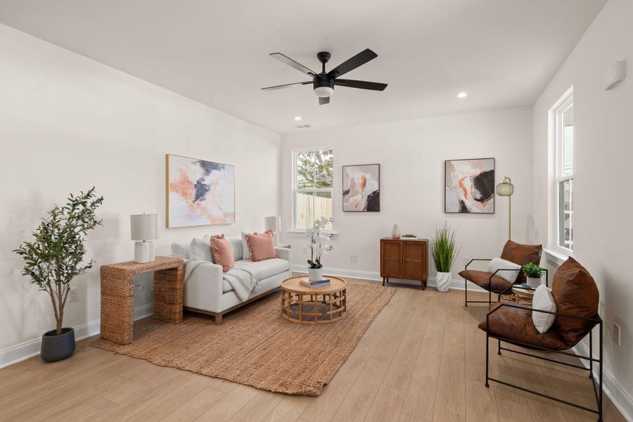 Furnished interior view inside a new home in , North Charleston (Image 5).