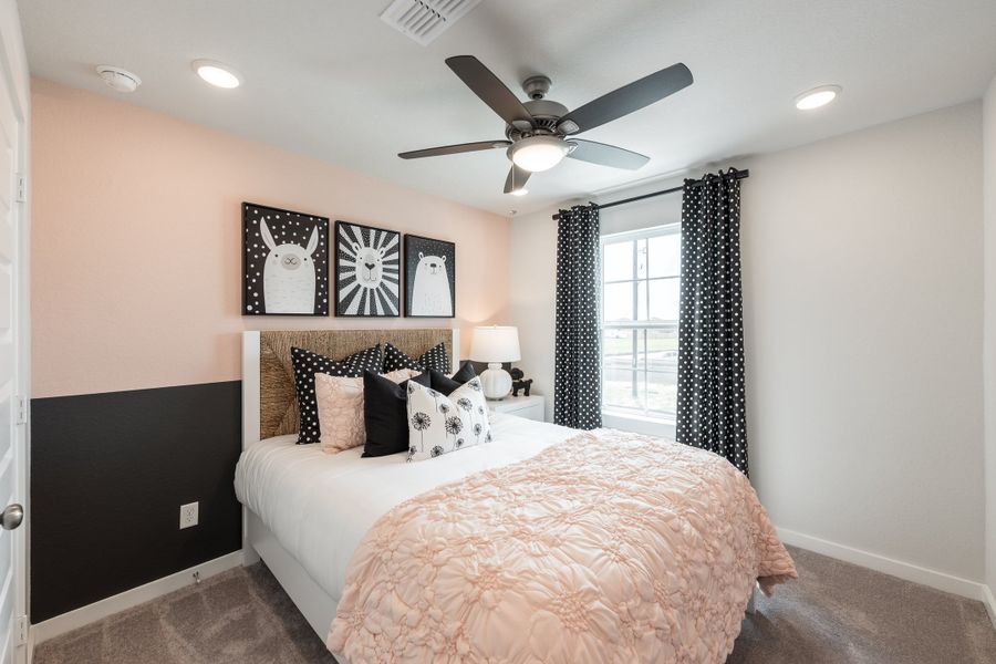 Furnished interior view inside a new home in Mason Woods, Cypress (Image 24).