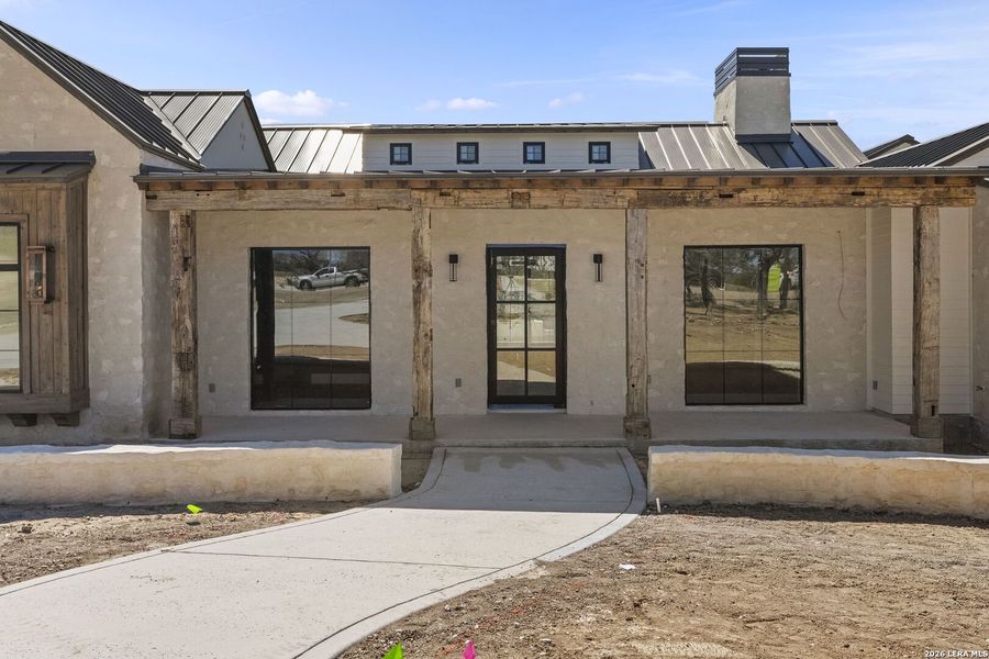 Exterior details and patio area of a home in , Boerne (Image 4).