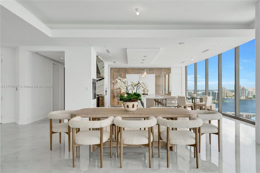 Furnished interior view inside a new home in The Estates at Acqualina, Sunny Isles Beach (Image 9). Furnished interior view inside a new home in The Estates at Acqualina, Sunny Isles Beach (Image 9).