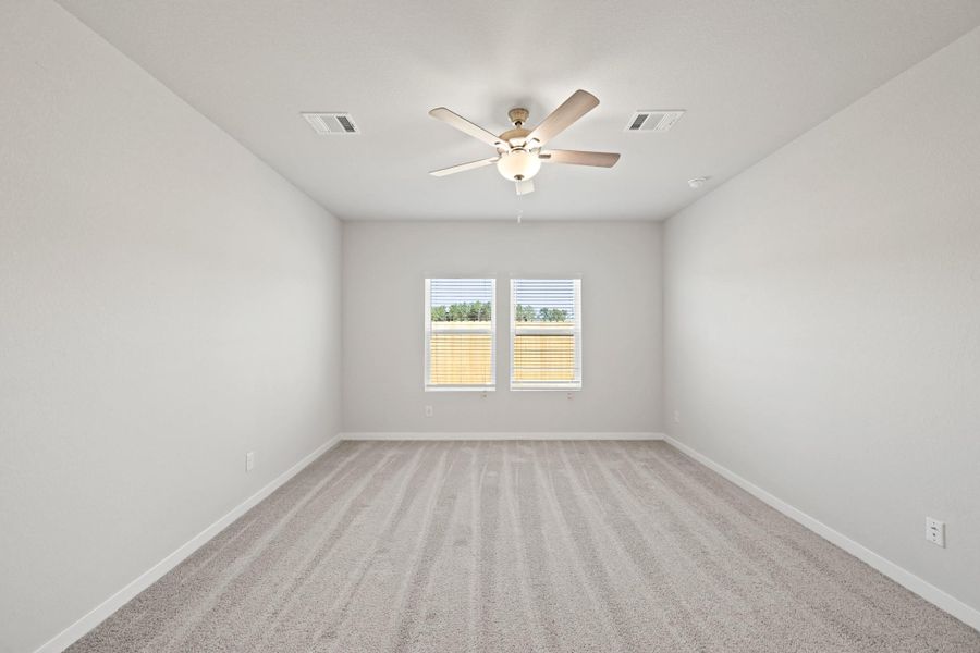 Spacious, unfurnished interior of a new home in Northpark South, Porter (Image 22). Spacious, unfurnished interior of a new home in Northpark South, Porter (Image 22).