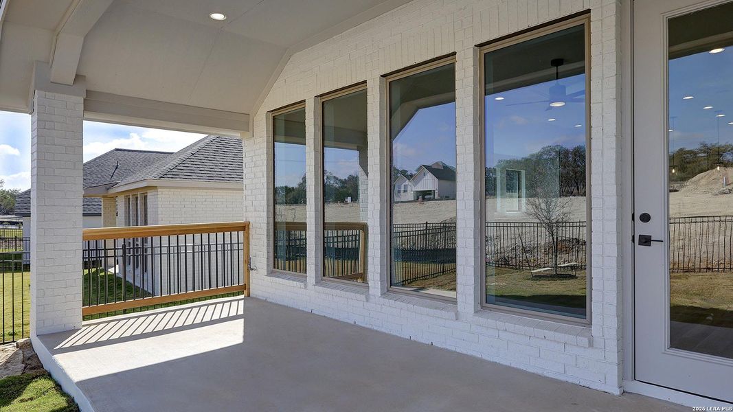 Exterior details and patio area of a home in Esperanza, Boerne (Image 23).