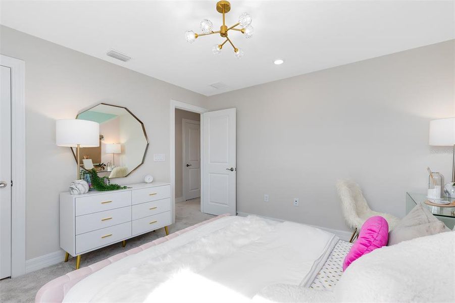 Furnished interior view inside a new home in Bridgewalk, St. Cloud (Image 25).