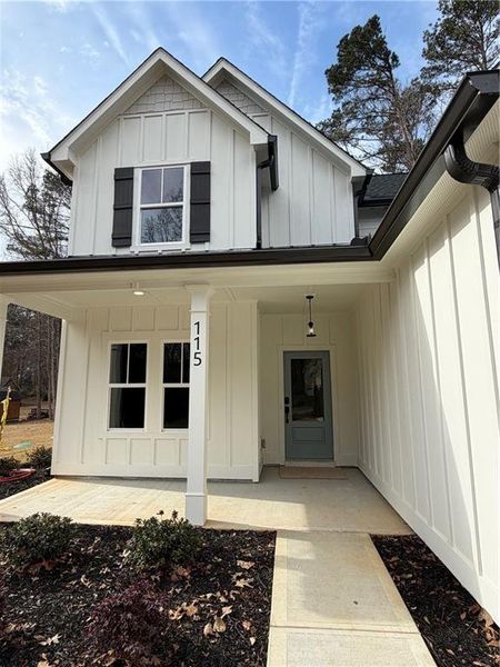 Exterior details and patio area of a home in , Woodstock (Image 3).