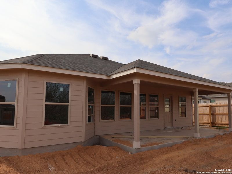 In-progress construction of a new home in Greenspoint Heights, Seguin, TX (Image 30).