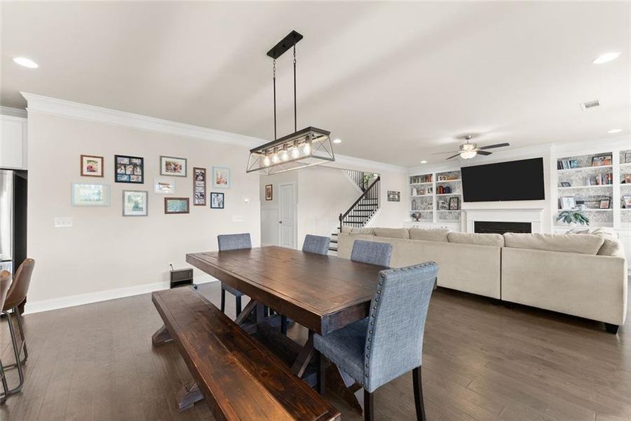 Furnished interior view inside a new home in , Dacula (Image 17).