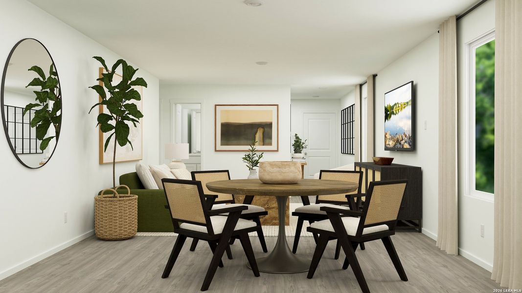 Furnished interior view inside a new home in , Kerrville (Image 11).