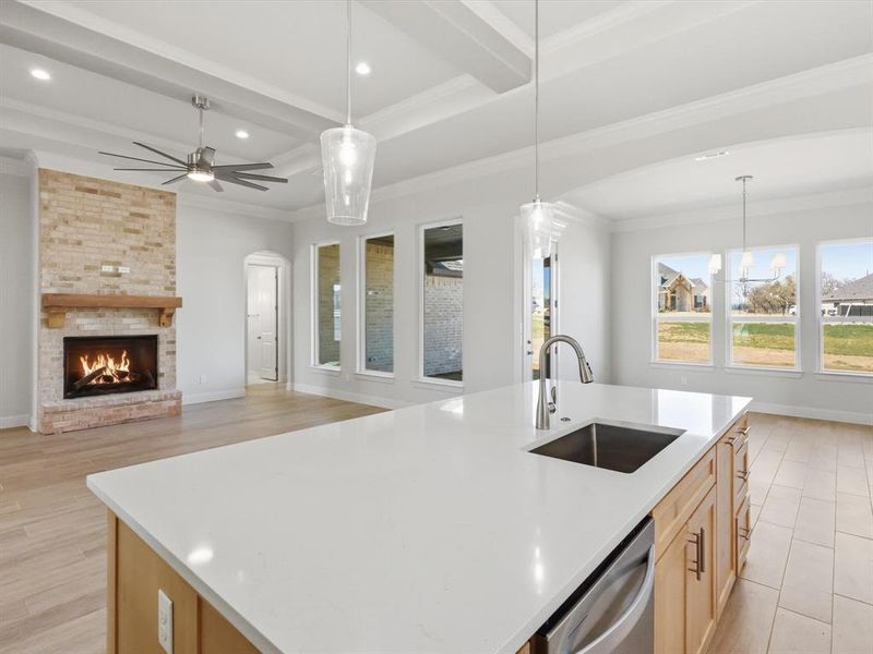 Furnished interior view inside a new home in , Weatherford (Image 6). Furnished interior view inside a new home in , Weatherford (Image 6).