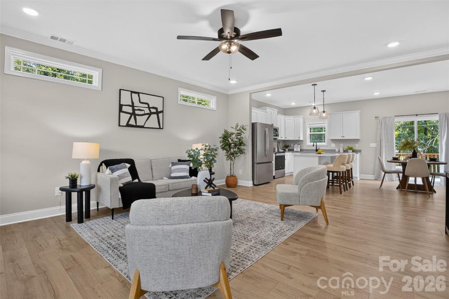 Furnished interior view inside a new home in , Lancaster (Image 33). Furnished interior view inside a new home in , Lancaster (Image 33).