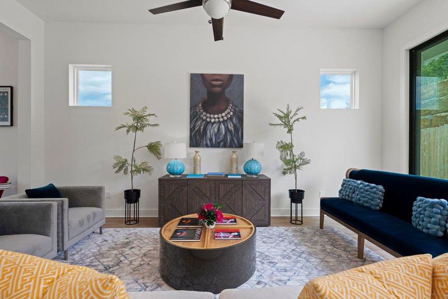 Furnished interior view inside a new home in Agave, Austin (Image 18).