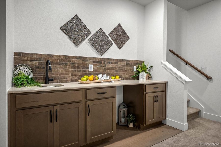 Furnished interior in a model home at Wolf Ranch - Enclave Collection in Colorado Springs (Image 17).