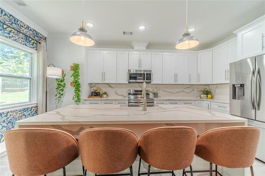 Furnished interior view inside a new home in , Snellville (Image 11).