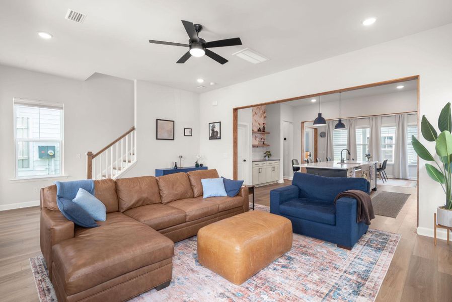 Furnished interior view inside a new home in , Summerville (Image 46). Furnished interior view inside a new home in , Summerville (Image 46).
