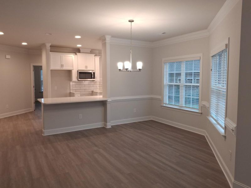 Spacious, unfurnished interior of a new home in Weybridge, Burlington (Image 57). Spacious, unfurnished interior of a new home in Weybridge, Burlington (Image 57).