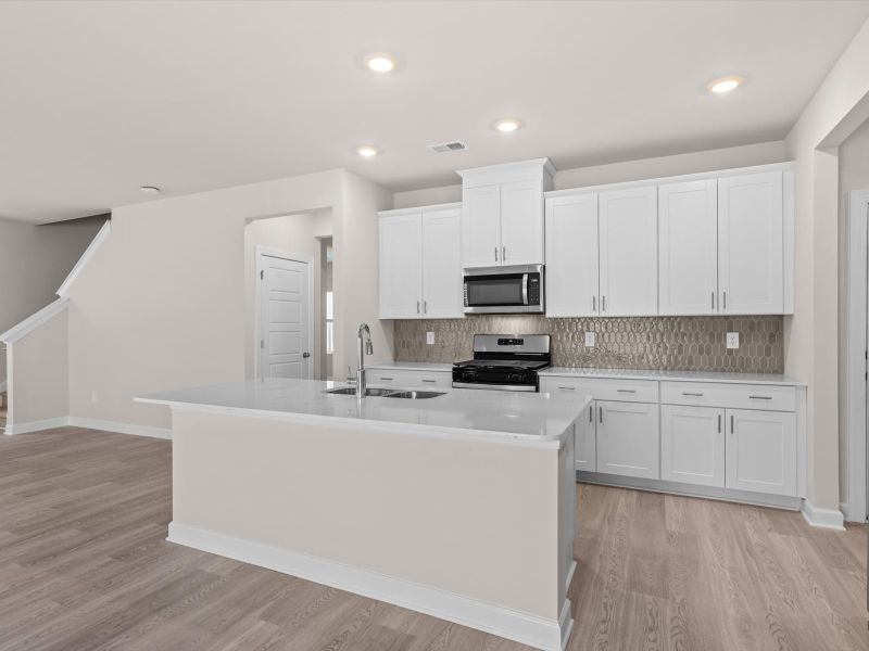 Furnished interior view inside a new home in Collier Ridge, Moore (Image 6).