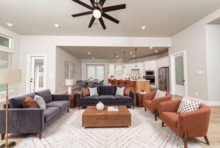 Furnished interior view inside a new home in COLTON, Montgomery (Image 6).