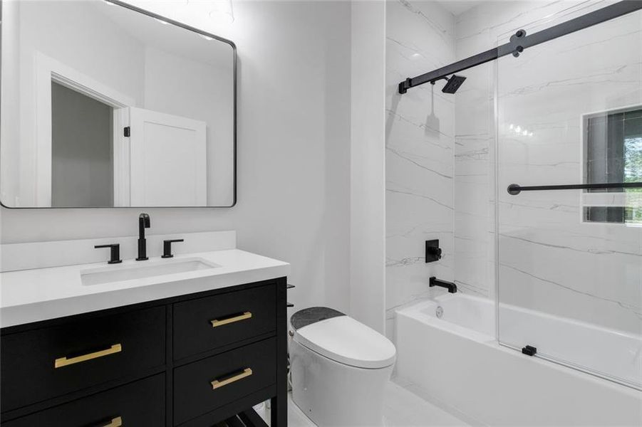 Furnished interior view inside a new home in , Roswell (Image 8).