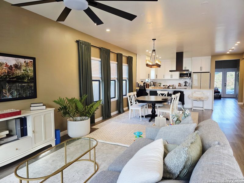 Furnished interior view inside a new home in , San Antonio (Image 22).